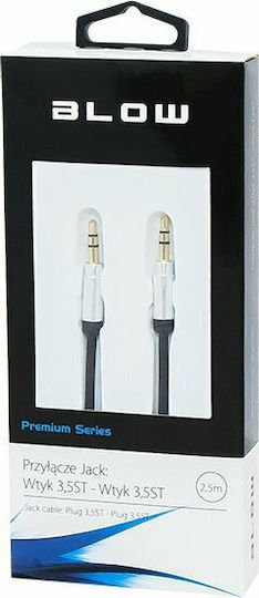 Blow 3,5mm Klinkenkabel 3,5mm Stecker - 3,5mm Stecker Schwarz 2,5m DM-272