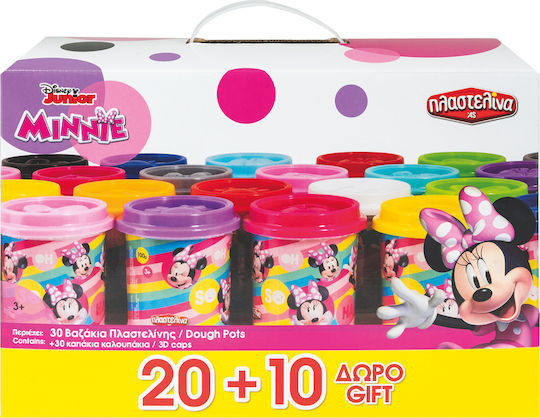 AS 30 Πλαστοζυμαράκια Πλαστελίνης Minnie Mouse για 3+ Ετών