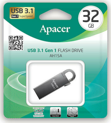 Apacer AH15A 32GB USB 3.1 Stick Gri