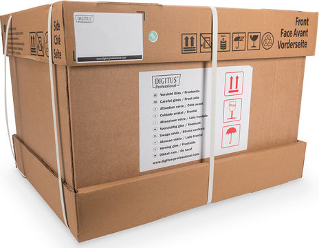 Digitus Unique Επιτοίχια Καμπίνα Rack 16U 60x60x82cm Μαύρο 16U-6/6-SW