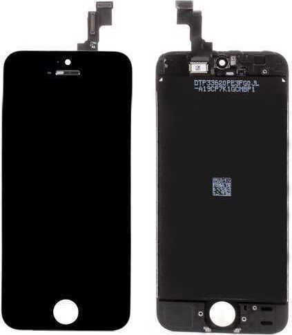 Екран Grade A със Сензорен Механизъм за iPhone SE (Черен)