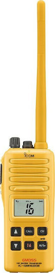 Icom IC-GM1600E Funkgerät VHF Marine 2W mit Monochromdisplay In Gelb Farbe