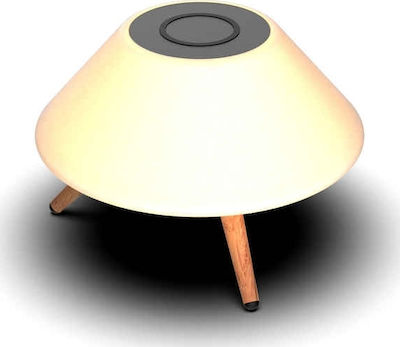 Ksix Wireless Charger (Qi Pad) Brown (Omni Lamp & Bluetooth Speaker)