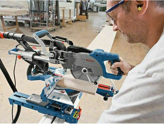 Bosch GCM 8 SJL Professional Kapp- und Gehrungssäge Elektrisch 1600W Schiebesäge mit Schnittführung Laser & Scheibendurchmesser 216mm
