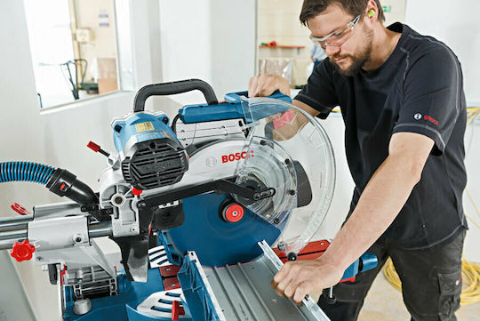 Bosch GCM 12 SDE Professional Kapp- und Gehrungssäge Elektrisch 1800W Schiebesäge Scheibendurchmesser 305mm