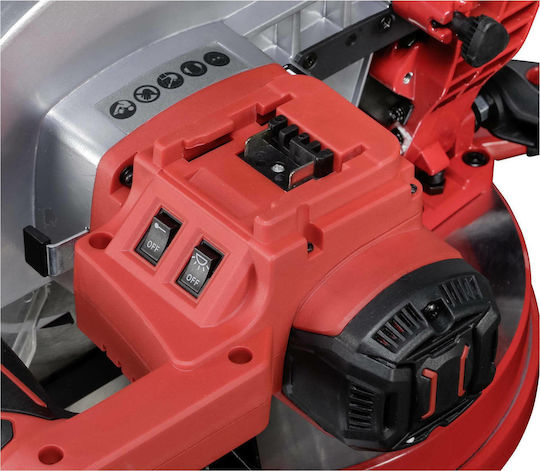 Einhell TE-MS 18/210 Solo Battery Miter Saw 18V with Laser Cutting Guide & 210mm Diameter Solo