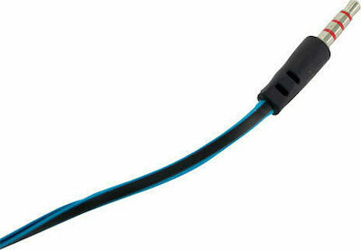 Lamtech LAM021356 In-Ear Freihändig Kopfhörer mit Stecker 3.5mm Blau