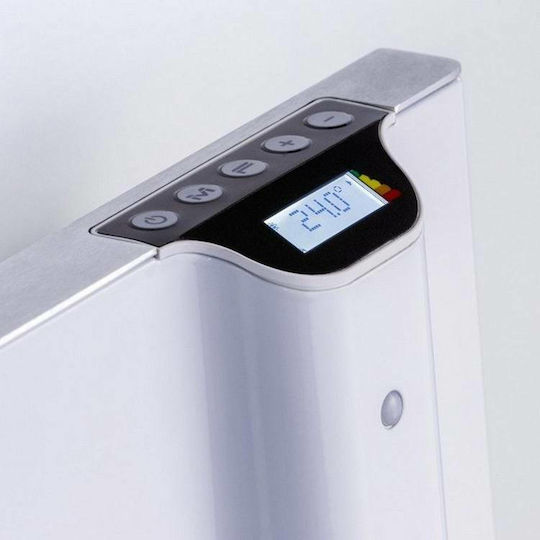 Radialight Klima 20 Konvektorheizung Wand 2000W mit elektronischem Thermostat 124x50.4cm Weiß