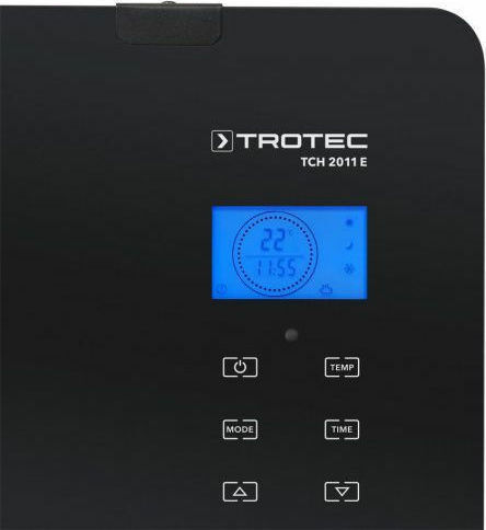Trotec TCH 2011 E 1410000532 Convector Heater Floor 2000W with Electronic Thermostat 84x49cm Black