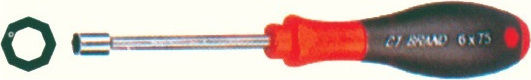 CT Brand Κατσαβίδι Allen με Μήκος 75mm CT-318