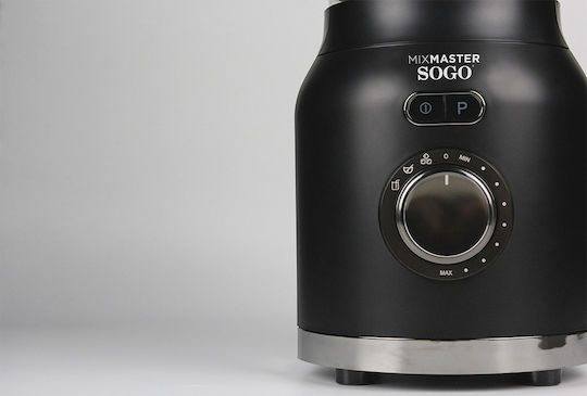 Sogo Gewerblicher Mixer 1.2kW Black mit Krugkapazität 1.8Es