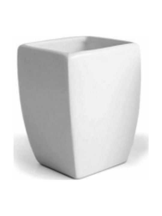 Tatay Thai Ceramic Cup Holder Countertop White