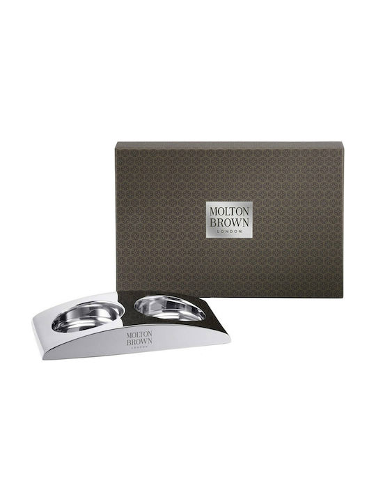 Molton Brown Elemental Arc Inox Soap Dish Countertop Silver