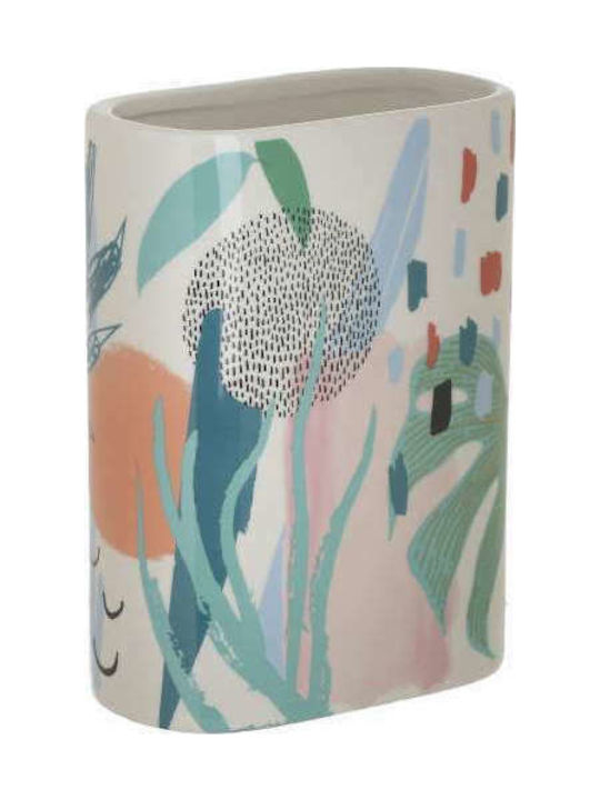 Inart Decorative Vase Multicolour 13x7x17cm