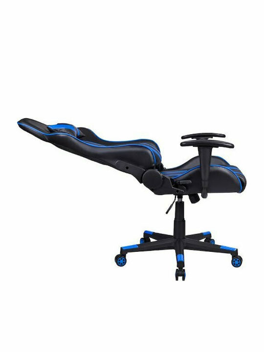Fylliana Sar12 Scaun Gaming Din piele ecologică cu Brațe Reglabile Negru/Albastru