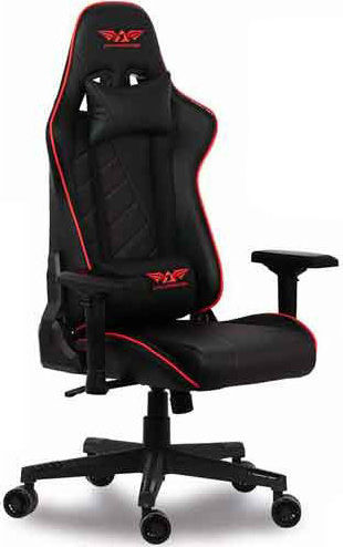 Armaggeddon Shuttle II Artificial Leather Gaming Chair with Adjustable Arms Red