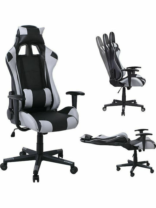 Woodwell BF8000 Artificial Leather Gaming Chair Black - Grey
