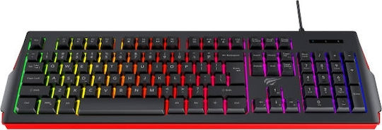 Havit KB866L Gaming Πληκτρολόγιο με RGB φωτισμό (Αγγλικό US)