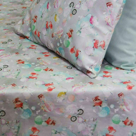 Decocraft Single Set Animal Fox Gray 160x240cm