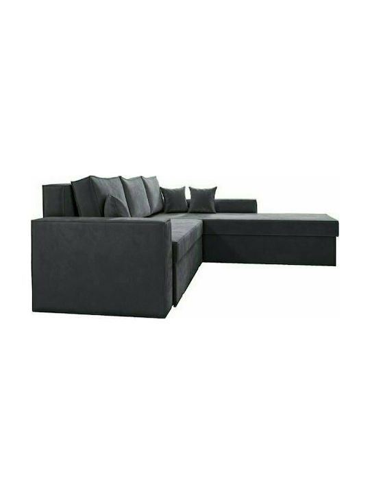 Olymp Colțar Canapea cu Unghi Reversibil Gri 280x210x80cm