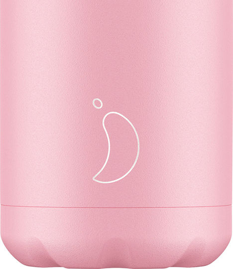 Chilly's Δοχείο Φαγητού Inox Θερμός Pastel Pink 500ml