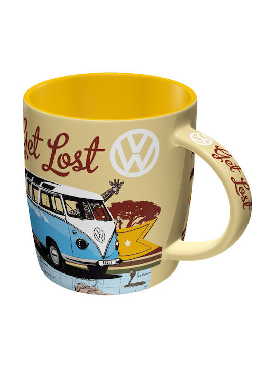 Nostalgic Art Volkswagen VW Bulli - Let's Get Lost Ceramic Cup Yellow