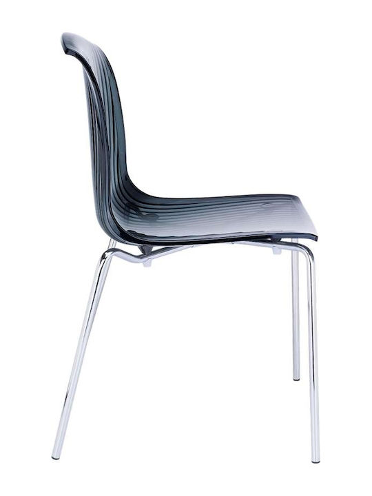 Allegra Kitchen Polypropylene Chair Black 50x54x84cm