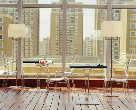 Elizabeth Kitchen Polypropylene Chair Clear 47x50x90cm