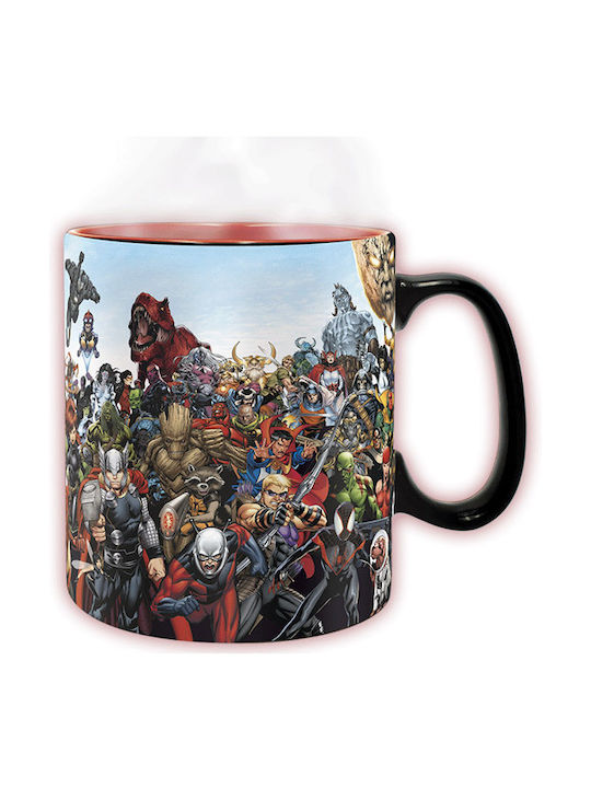 Abysse Marvel Heroes Ceramic Cup Multicolour 460ml