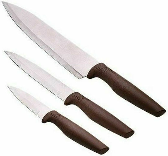 Bergner Natur Messerset aus rostfreiem Stahl 3Stück