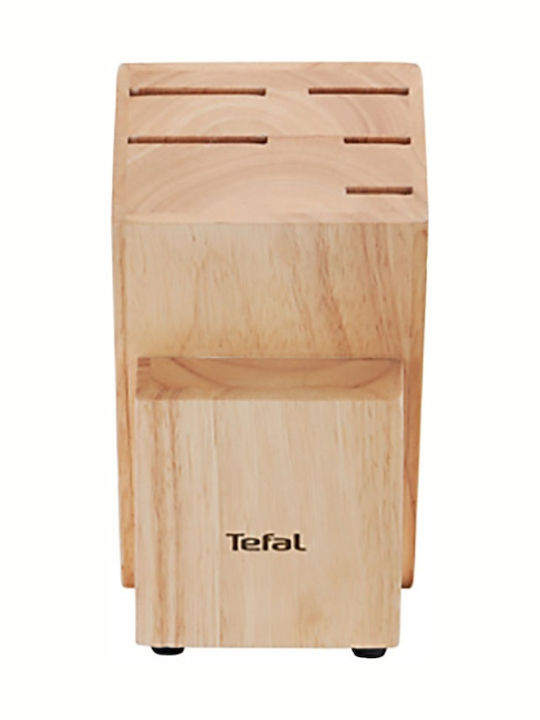 Tefal Ice Force Knife Set with Block from Stainless Steel 5pcs