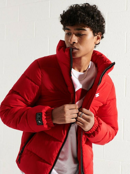 Winter Jacket Puffer Red