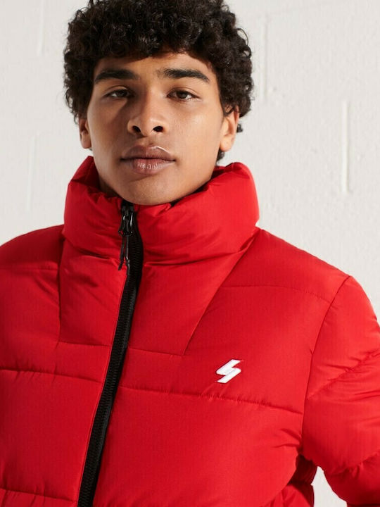 Winter Jacket Puffer Red