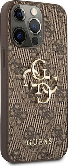 Guess Metal Logo Back Cover Πλαστικό Καφέ (iPhone 13 Pro)