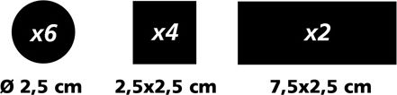 Lampa L7001.4 Felts with Sticker 12pcs