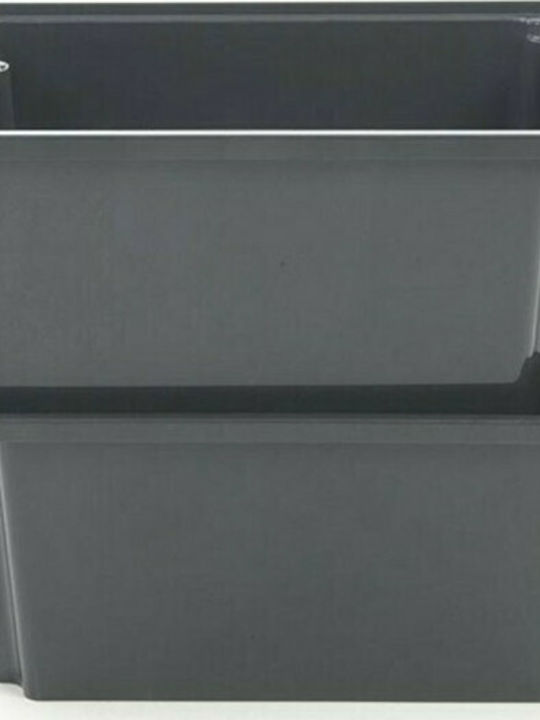 Cyclops Tower Box Plastic Storage Box Black 57.8x38.3x26.5cm