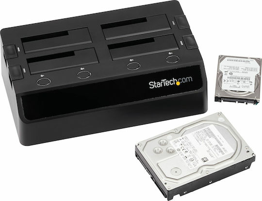 StarTech Docking Station για 4 Σκληρούς Δίσκους SATA 3.5" / 2.5" με σύνδεση USB 3.0 (SDOCK4U33)