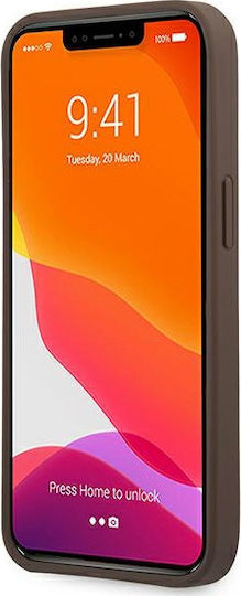 Guess Back Cover Plastic Brown (iPhone 13 Pro Max)