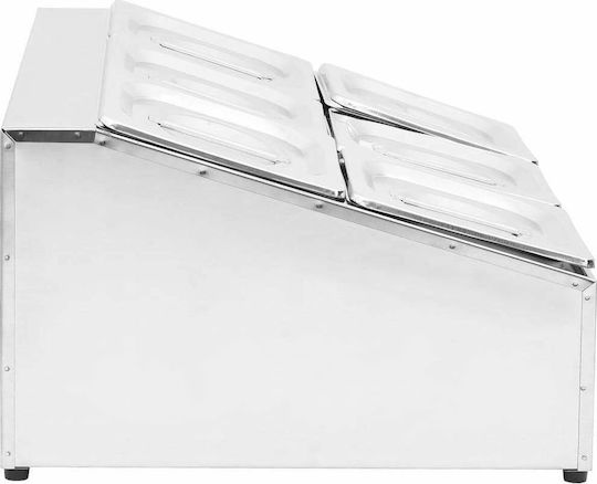 vidaXL Base for Gastronorm Basins Commercial Cooking Accessories 1pcs