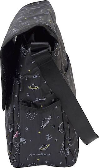 My Bag's Diaper Handbag Cosmos 564-121223 Black 38x30cm