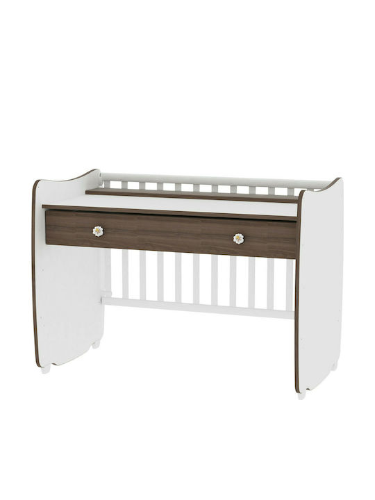 Lorelli Convertible Baby Crib Dream White/Coffee for Mattress 60x120cm