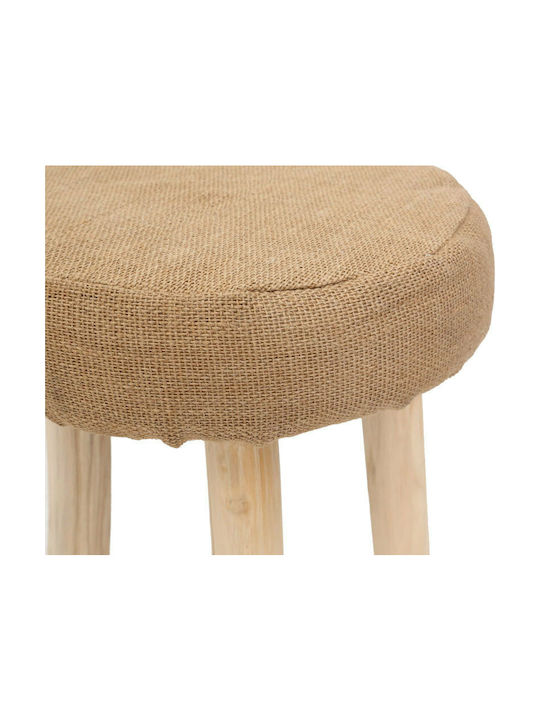 Stool Bar Wooden Mimosa Brown 34x34x73cm