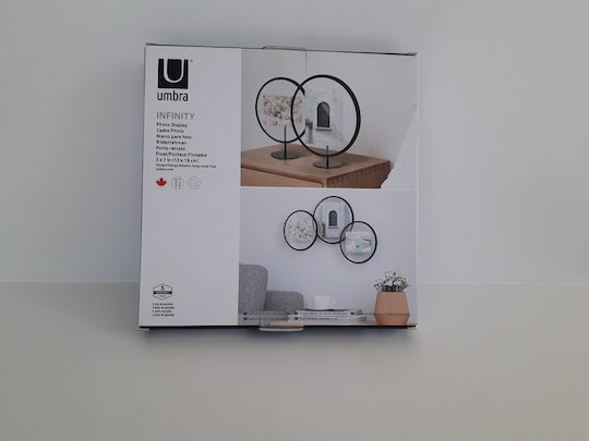 Umbra Infinity Bk Wall Photo Frame Metallic with Black Frame