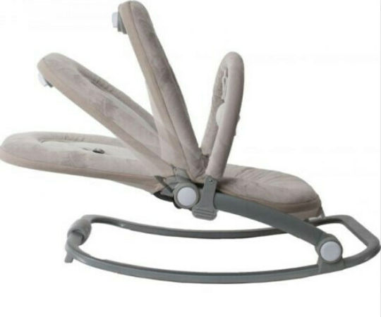 Bo Jungle Elektrisch Baby Relax Rocker mit Musik und Vibration Taupe für Kind bis 18kg