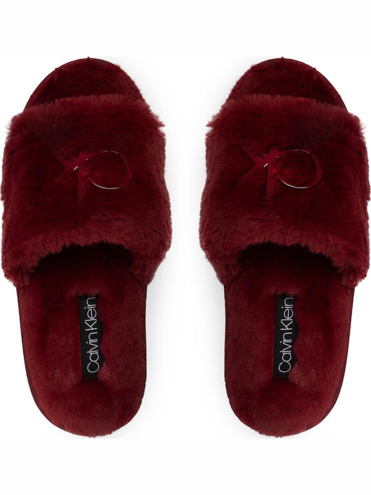 Papuci Pentru Femei Sliders Cu Blană Desert Rose
