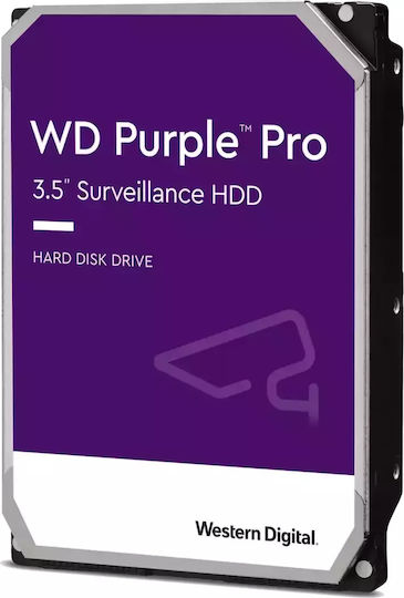 Western Digital Purple Pro Surveillance 18TB HDD Hard Drive 3.5" SATA III 7200rpm with 512MB Cache for Recorder