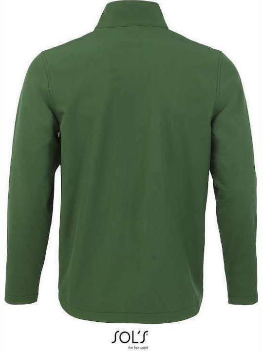 Sol's Men's Long Sleeve Promotional Cardigan Green