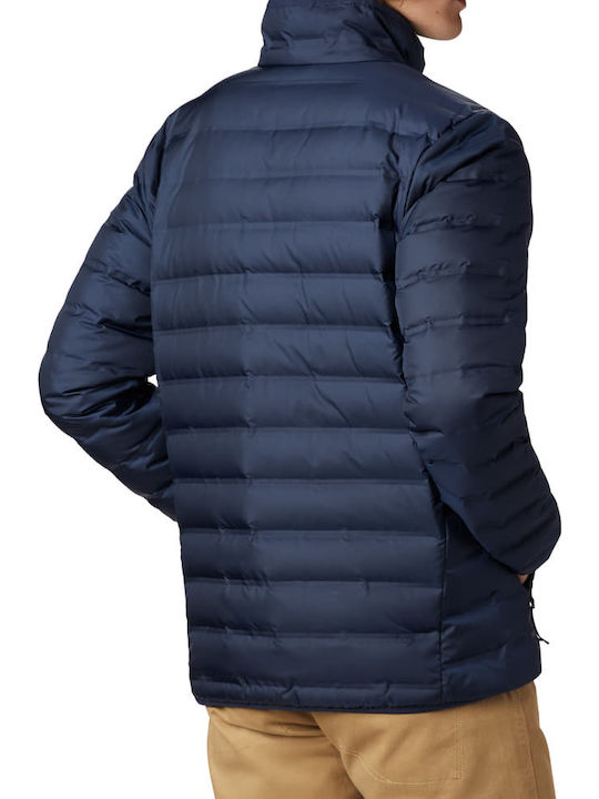 Columbia Lake 22 Herren Jacke Puffer Wasserdicht Marineblau