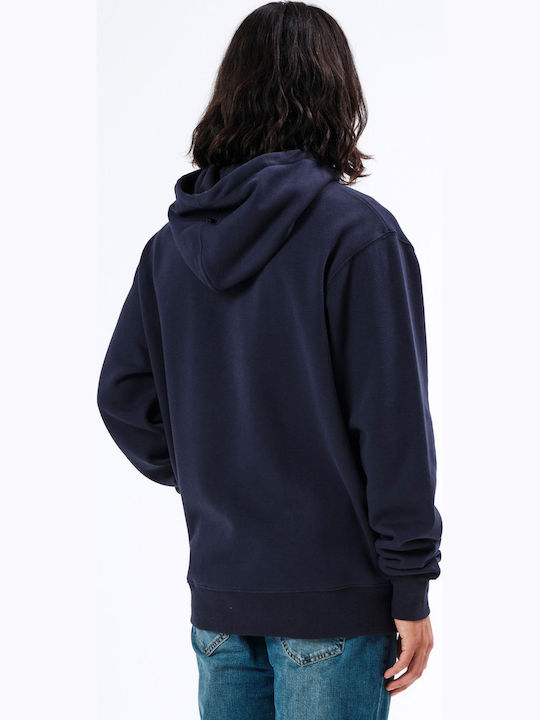 Sweatshirt with Hood Navy