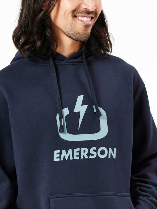 Sweatshirt with Hood Navy